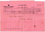 1942 telegramma Guerrino crotone 1